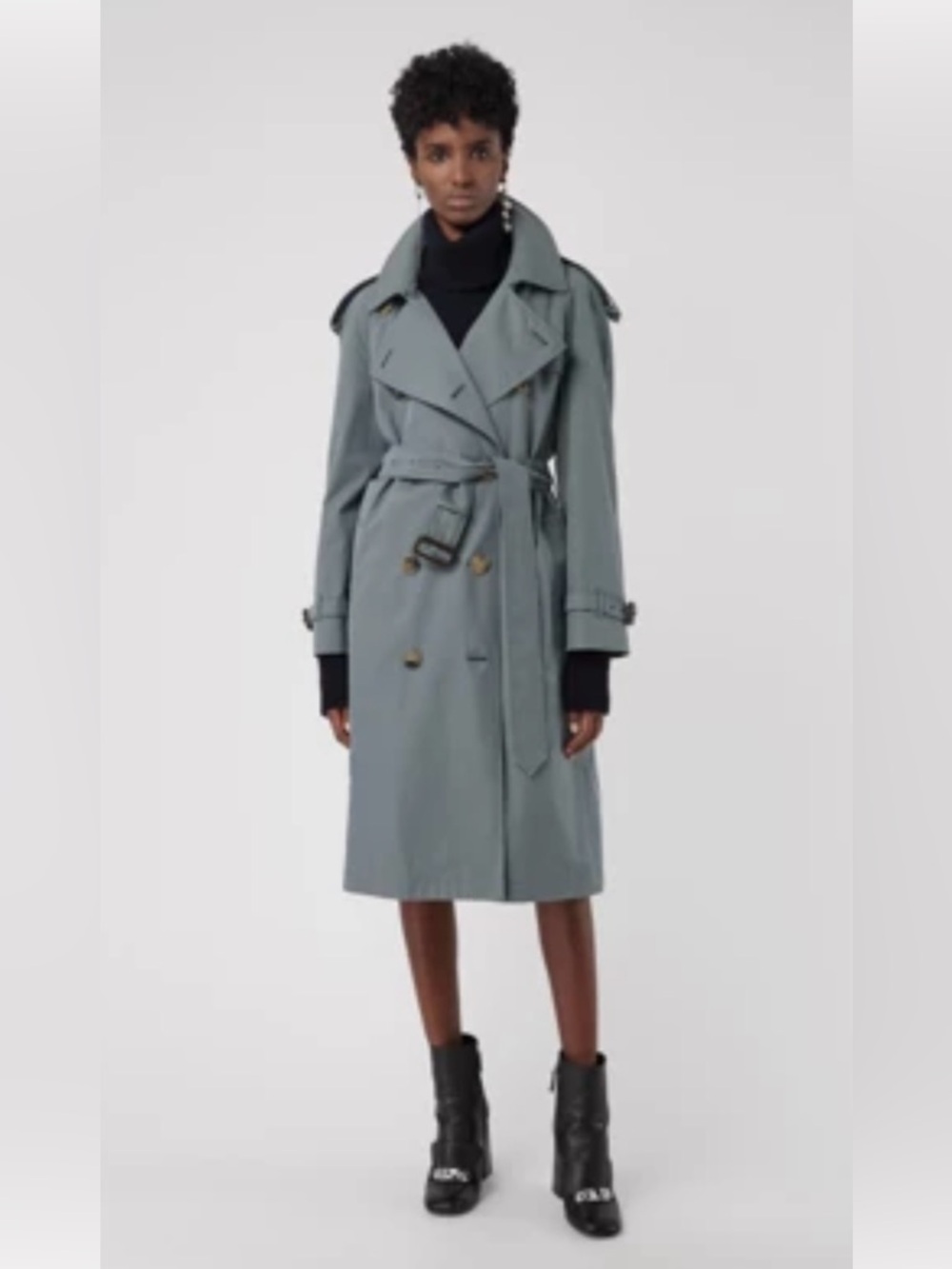 [Authentic] Burberry - Tropical Gabardine  -Rare, Wool Lining Trench Coat - Picture 16 of 16